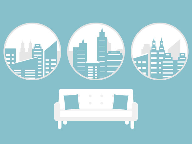 从窗户看到的建筑物图片下载