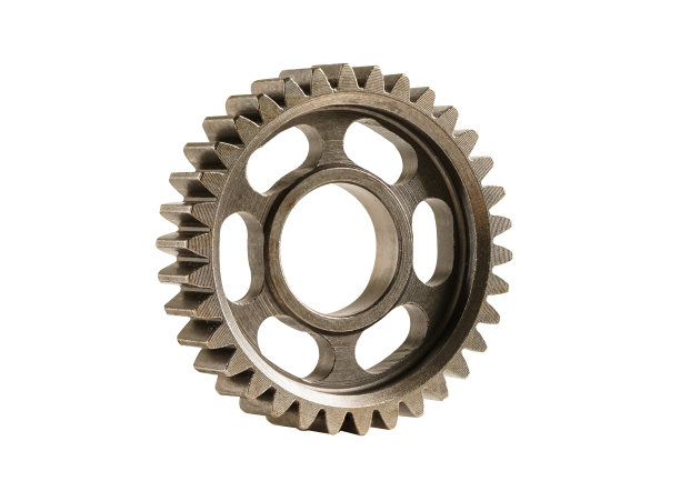 白色背景金属齿轮隔离发动机汽车和自行车，团队合作的经营理念。图片下载