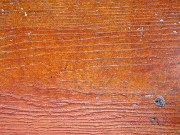 桔棕色木桌漆，有划痕，纹理粗糙图片下载