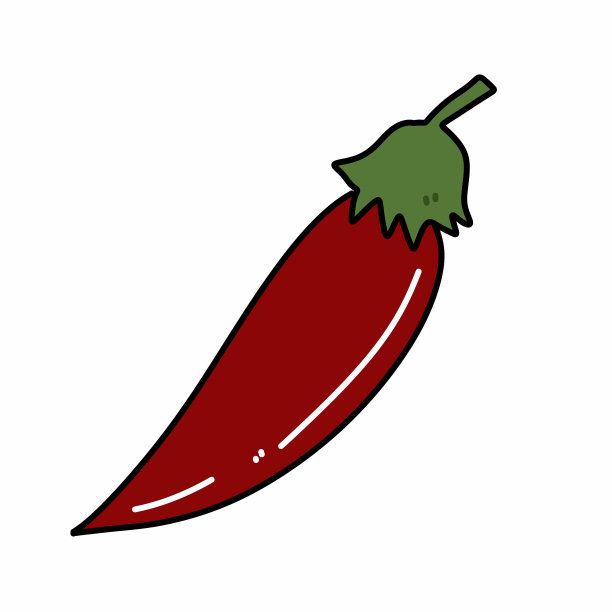 白底红辣椒卡通图片下载