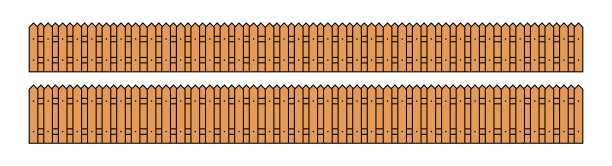彩色轮廓栅栏在平面风格矢量插图孤立的白色图片下载