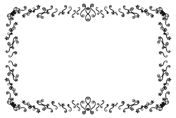 黑色边框装饰艺术装饰板深色古董艺术品图片下载