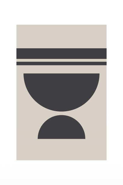 抽象极简的墙面艺术装饰海报图片下载