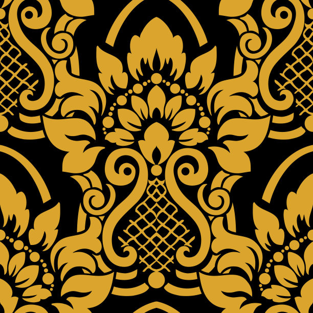 无缝锦缎图案的背景或壁纸设计。粉红色的墙纸。无缝东方图案图片下载