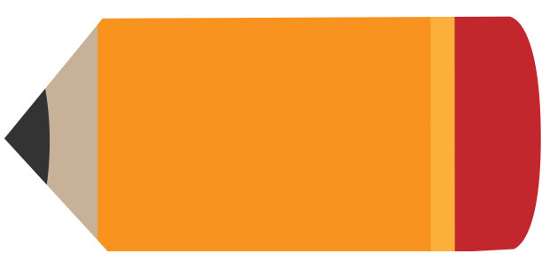 矢量插图铅笔文具为回到学校的设计图片下载