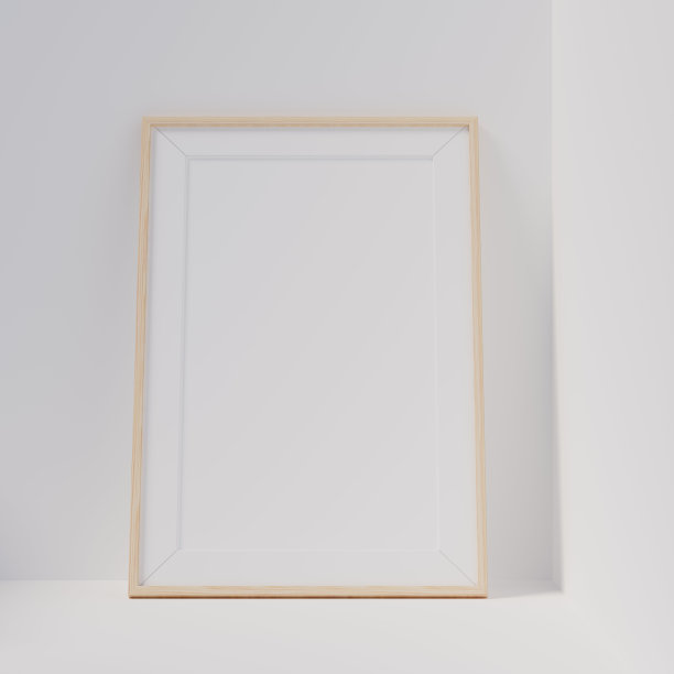 模拟框架接近在家庭内部背景。三维渲染图片下载