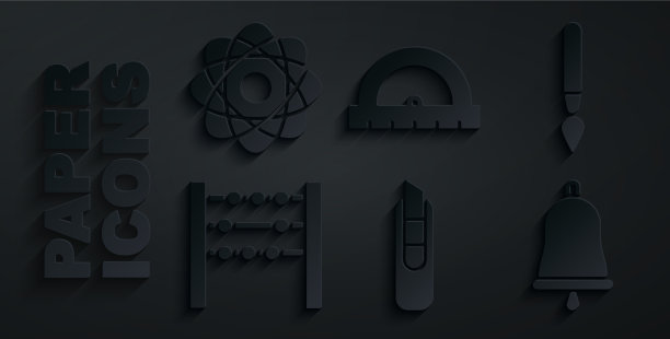 设文具刀、油漆刷、算盘响图片下载