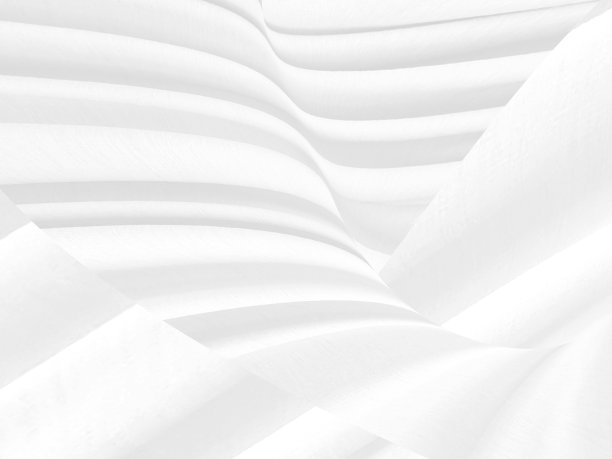 美丽时尚的柔软面料白色抽象流畅的曲线形状优雅的装饰纺织背景图片下载