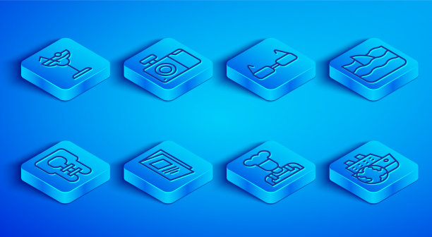 设置线鸡尾酒照片相机眼镜小册子图片下载