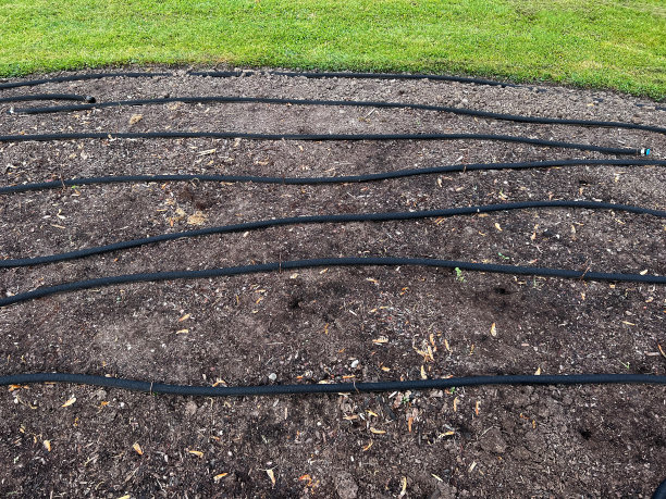 带滴灌的花坛图片下载