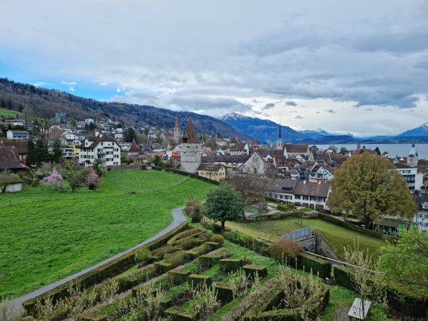 楚格(城市)和楚格湖图片下载