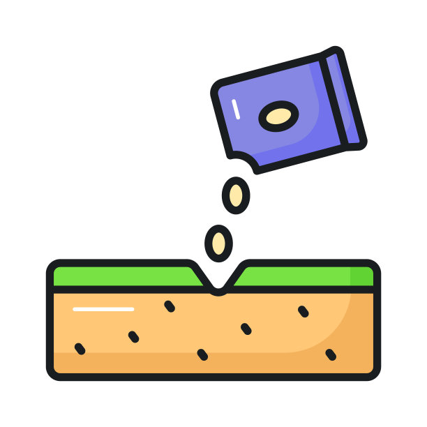 下载这个令人惊叹的现代风格的种子图标，孤立在白色背景上图片下载