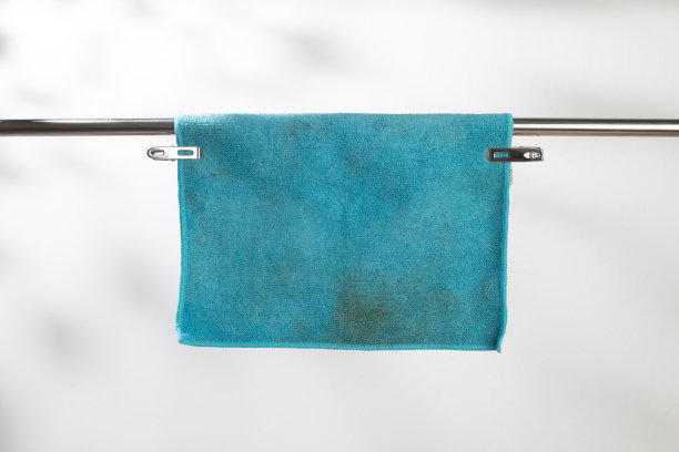 蓝色的破布。图片下载