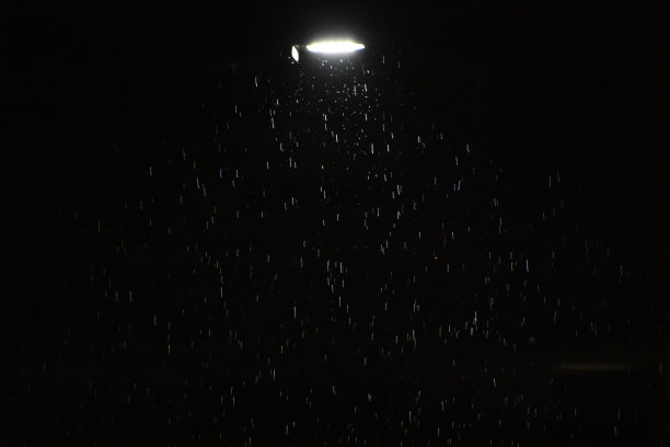 雨滴和街灯图片下载