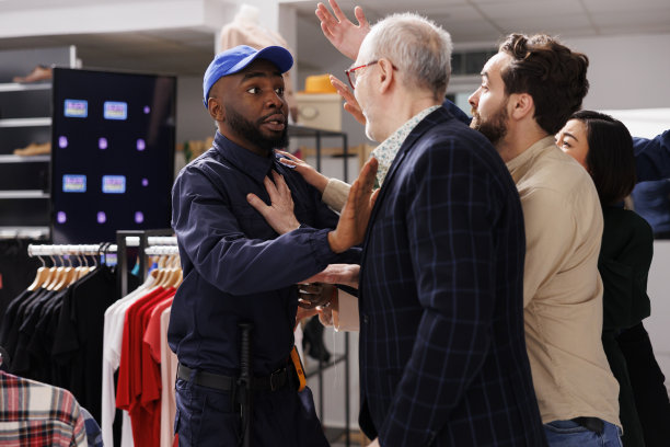 疯狂的购物者排队购买商品图片下载