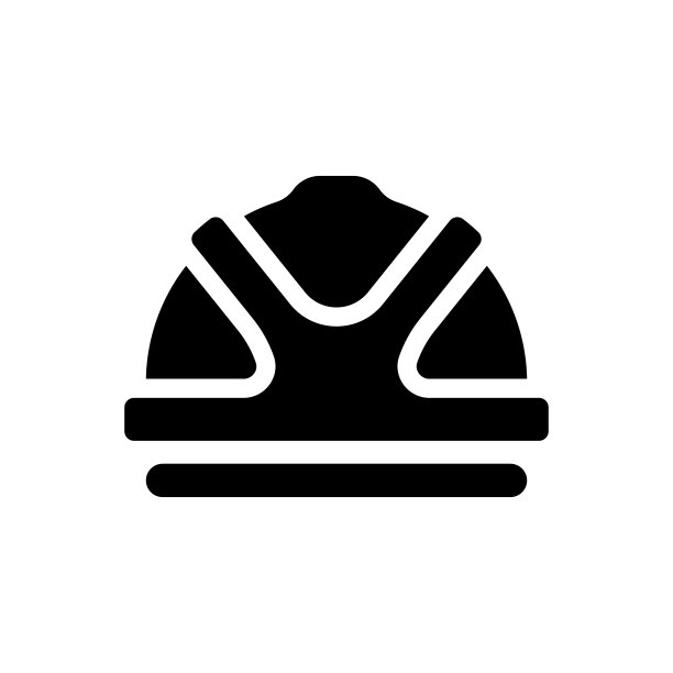 安全帽或头盔和齿轮图标图片下载