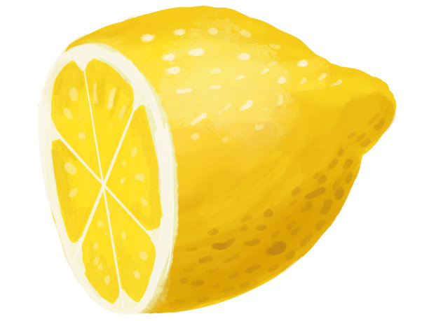 柠檬类水果。水彩手绘风格隔离在白色背景图片下载