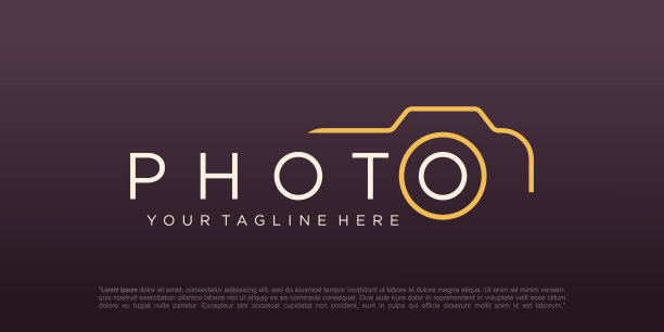 摄影标志图标矢量模板图片下载