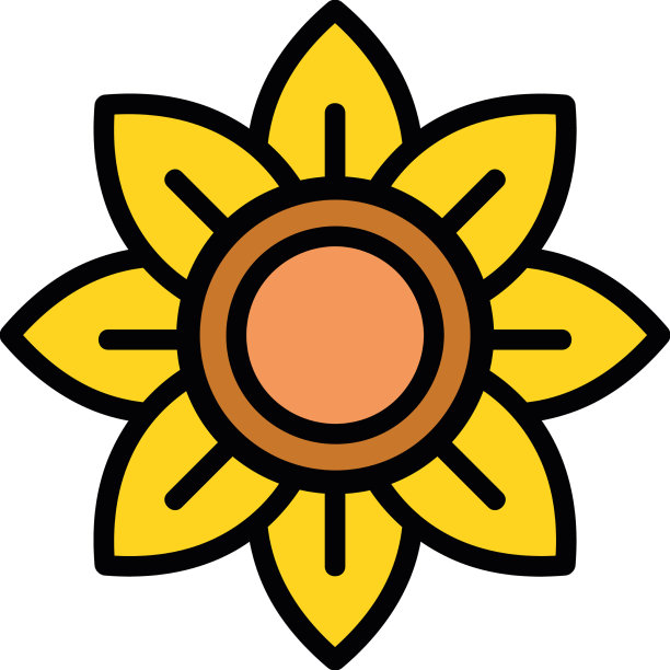 明媚的夏日向日葵图片下载