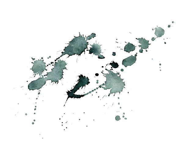 祖母绿抽象水彩纹理染色与飞溅，污点和飞溅。现代创意水彩背景的时尚设计。手绘插图包装，果汁包装，卡片，横幅，网页。图片下载