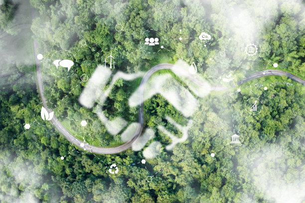 组织环境公益合作，支持环保技术理念图片下载