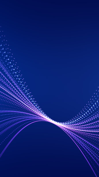 摘要波粒子的技术背景。云计算概念。图片下载