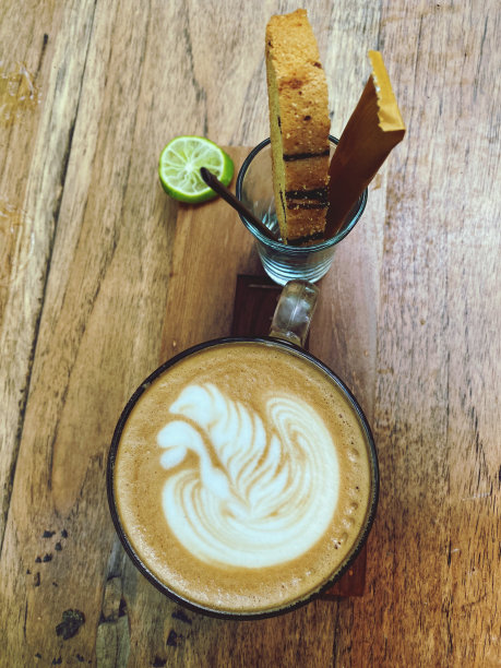 热拿铁咖啡图片下载