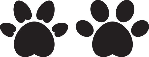 狗脚印图标图片下载