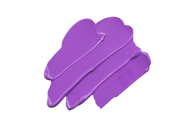 紫色乳霜色样品分离的化妆品元素图片下载