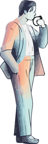 西装革履的成功商人图片下载