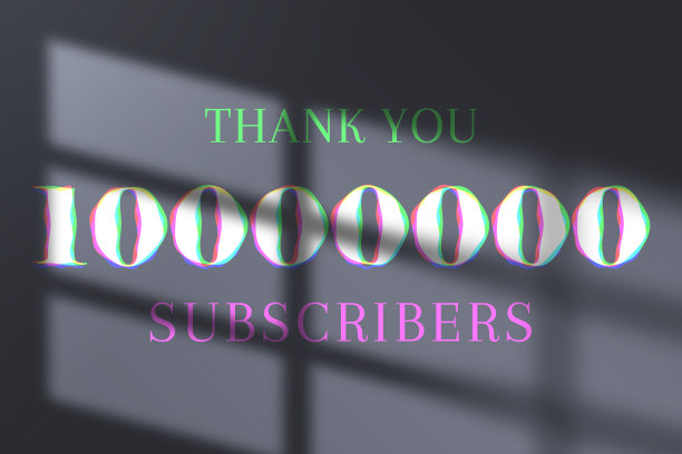 1000万用户庆祝问候横幅与灵魂设计图片下载
