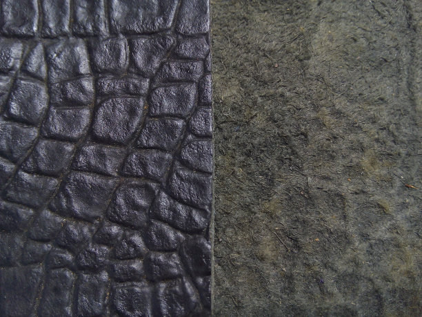 黑色真皮纹理背景。图片下载