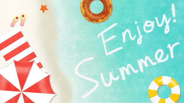 鸟瞰海滩股票插图图片下载