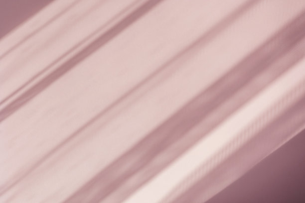 植物在粉红色背景上的阴影，留出文字空间。图片下载