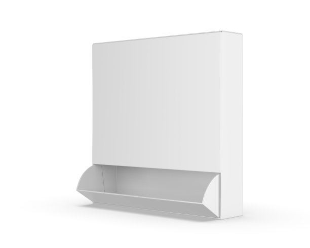 空白零售展示地板支架纸，纸板，纸柜台顶盒包装小柜台糖果展示盒。图片下载