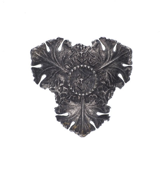 金属银色花卉装饰细节图片下载