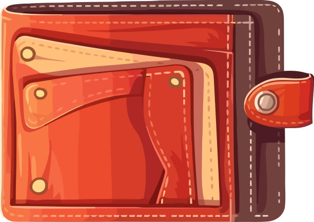 皮革钱包象征财富和金融图片下载