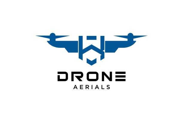 字母k无人机标志设计模板摄影图片下载