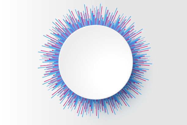 颜色均衡器隔离在白色背景上。脉冲音乐播放器。图片下载