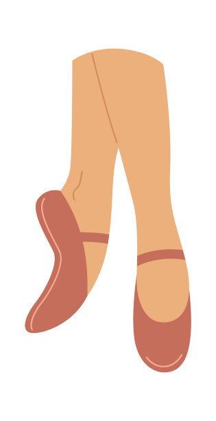 脚尖鞋的腿图片下载