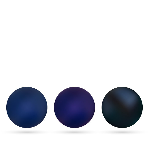 黑色逼真的3d球，珍珠。装饰元素。美丽和时尚。每股收益10图片下载