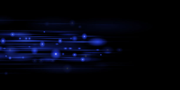 水平镜头光斑包。激光束，水平光线。图片下载