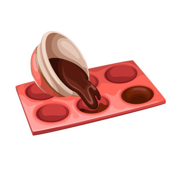 巧克力炸弹在霉菌中烹饪图片下载