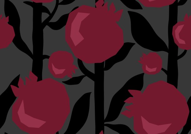 夏季水果无缝图案的孩子和面料图片下载