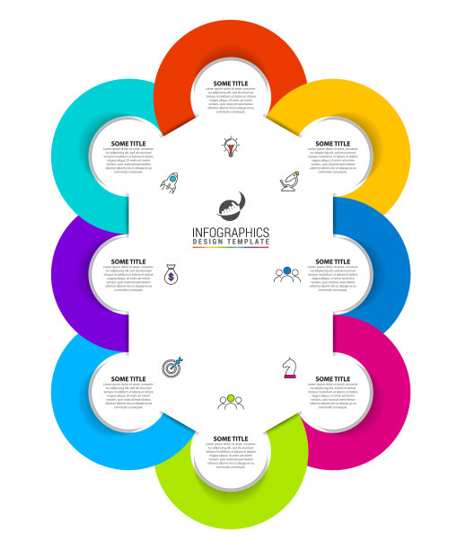 信息图设计的创意理念与模板图片下载