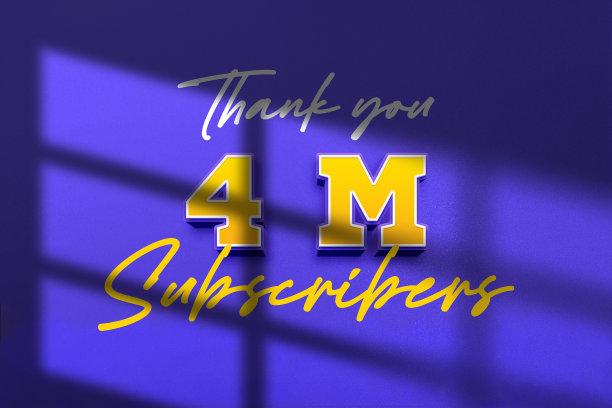 400万用户庆祝问候横幅挤出设计图片下载