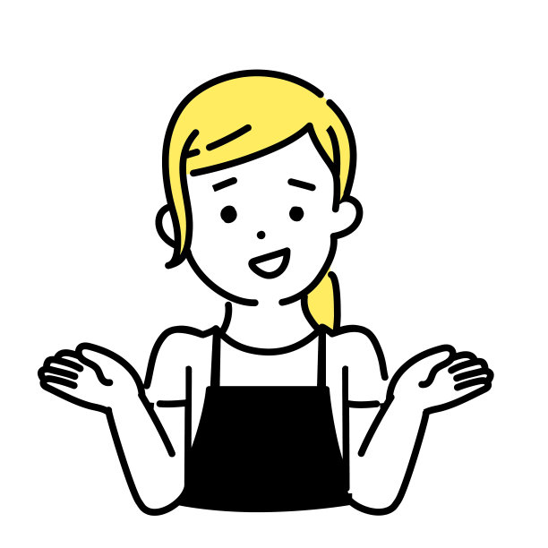 可爱人物插画系列_女店员_交错图片下载