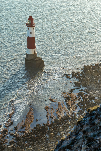 英吉利海峡海岸线灯塔英国欧洲图片下载