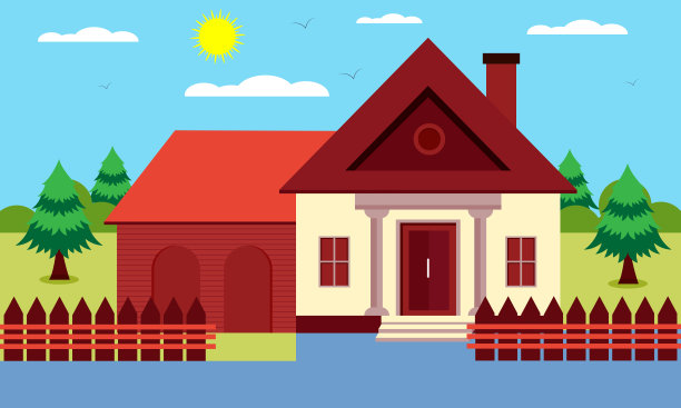 景观住宅概念的平面设计图片下载