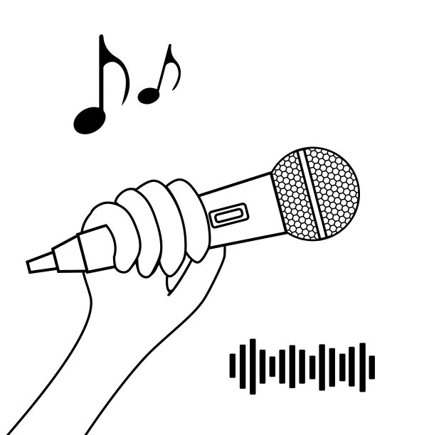 卡拉ok和唱歌。图片下载